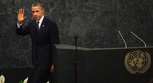 Orwell at the UN: Obama Re-Defines Democracy as ‘a Country That Supports US Policy’