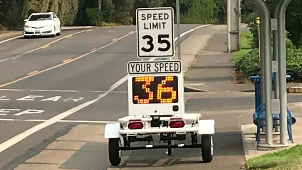 That Sign Telling You How Fast You’re Driving May be Spying on You