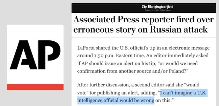 AP Editor Said She 'Can't Imagine' A US Intelligence Official Being Wrong