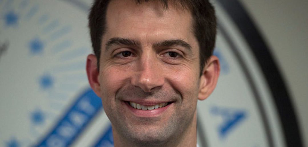 All Tom Cotton has to do to get back in the NYTimes’ good graces is call for the US military to bomb ANOTHER country’s civilians