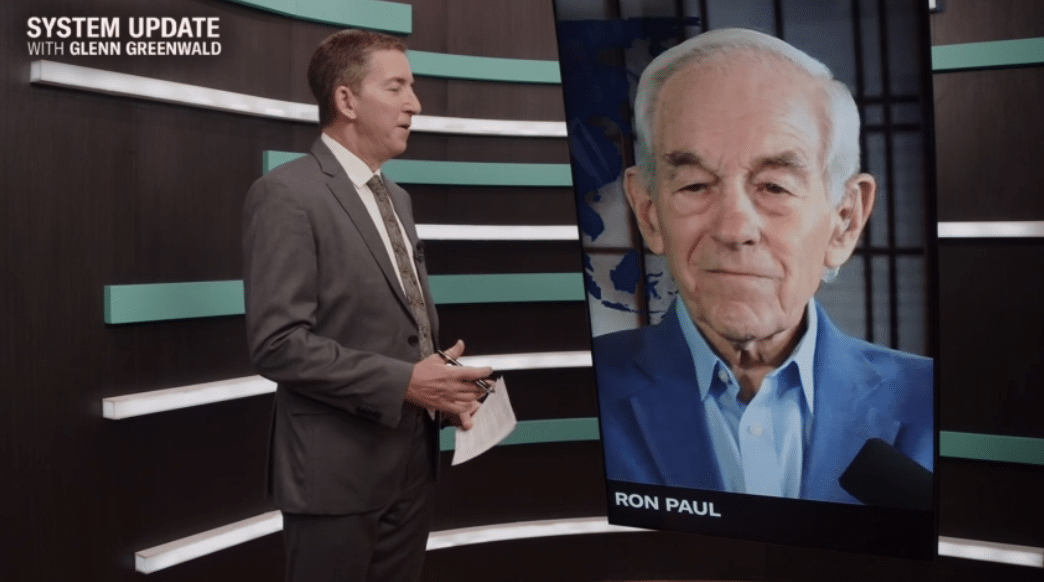 Glenn Greenwald’s System Update Becomes the Ron Paul Show for a Day